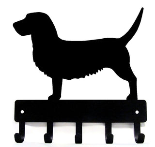 Basset Fauve Dog Key Rack/ Leash Hanger - The Metal Peddler Key Rack Basset Fauve, breed, Breed B, Dog, key rack, leash Hanger