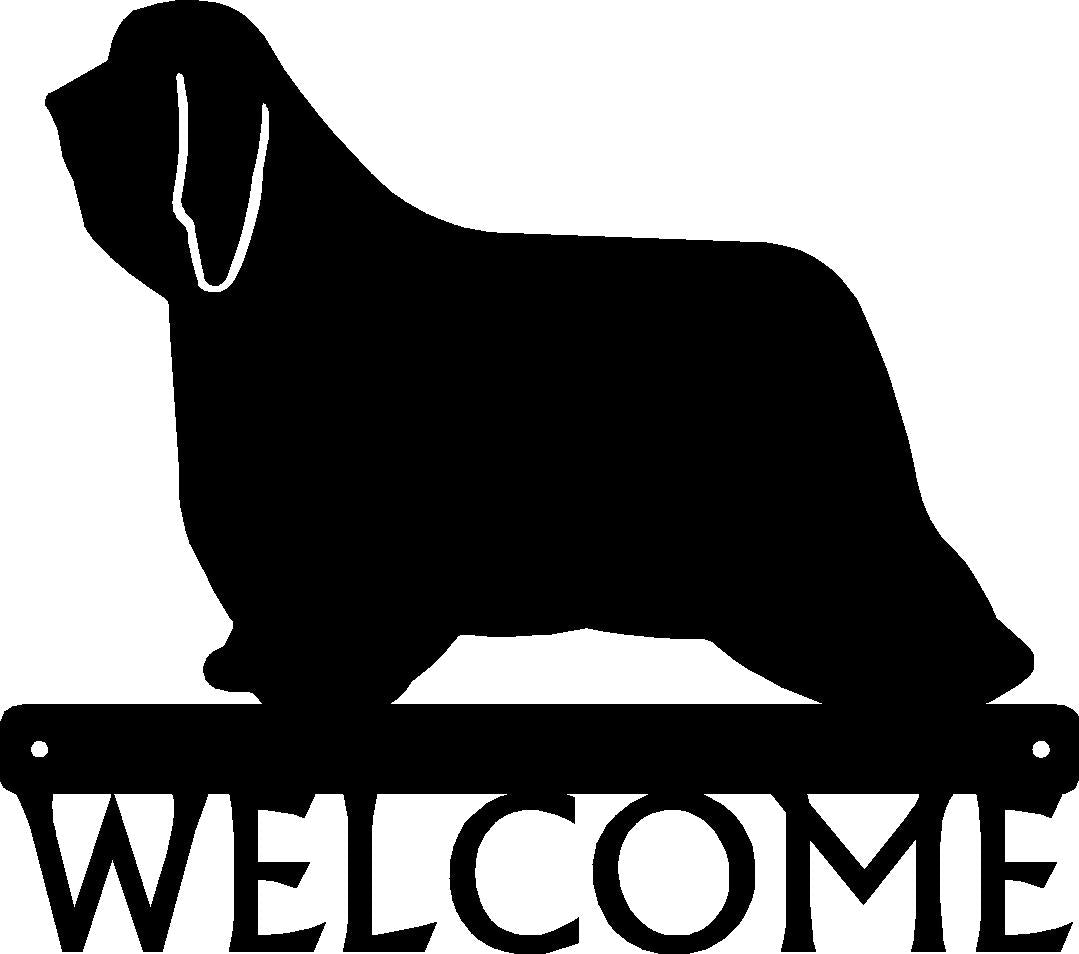 Bearded Collie Dog Welcome Sign or Custom Name - The Metal Peddler Welcome Signs Bearded Collie, breed, Breed B, Dog, Dog Signs, Personalized Signs, personalizetext, porch, welcome sign