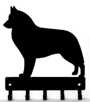 Belgian Sheepdog / Groenendael Dog Key Rack/ Leash Hanger - The Metal Peddler Key Rack Belgian Sheepdog, Belgian Shepherd, breed, Breed B, Dog, key rack, leash hanger