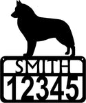 Personalized Dog Sign with Name & house numbers: Belgian Sheepdog/ Groenendael - The Metal Peddler Welcome Signs Address Sign, Belgian Sheepdog, Belgian Shepherd, breed, dog, House sign, Personalized Signs, personalizetext, porch