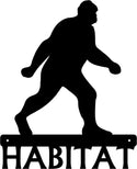 Bigfoot Habitat Sign - The Metal Peddler  sasquatch