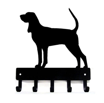 Coonhound Dog Key Rack/ Leash Hanger - The Metal Peddler Key Rack breed, Breed C, Coonhound, Dog, key rack, leash hanger