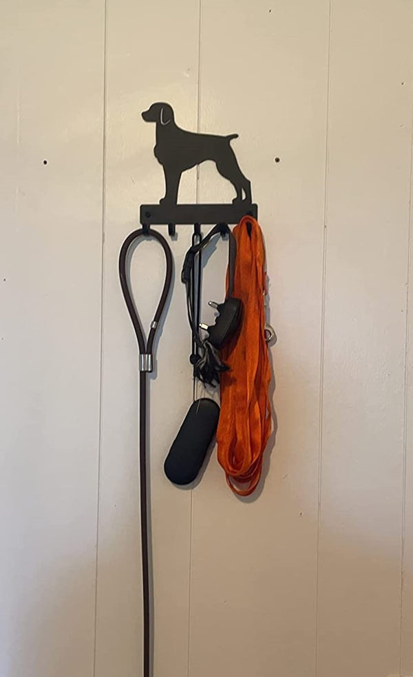 Brittany Spaniel Dog Key Rack/ Leash Hanger - The Metal Peddler Key Rack breed, Breed B, Brittany Spaniel, Dog, key rack, leash hanger