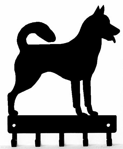 Canaan Dog Dog Key Rack/ Leash Hanger - The Metal Peddler Key Rack breed, Canaan Dog, Dog, key rack, leash hanger
