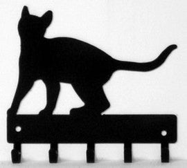 Cat #18 Key Rack with hooks - The Metal Peddler Key Rack Cat, key rack