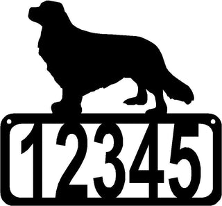 Cavalier King Charles Spaniel Dog House Address Sign - The Metal Peddler Address Signs address sign, breed, Cavalier King Charles Spaniel, Dog, House sign, Personalized Signs, personalizetext, porch