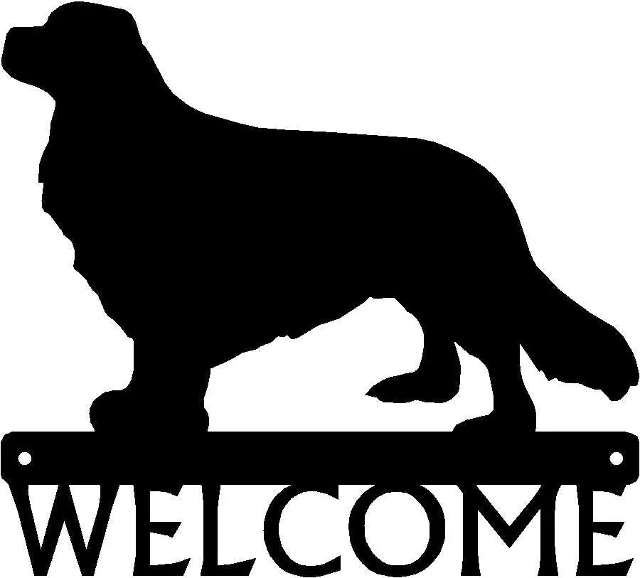 Cavalier King Charles Spaniel Dog Welcome Sign | The Metal Peddler