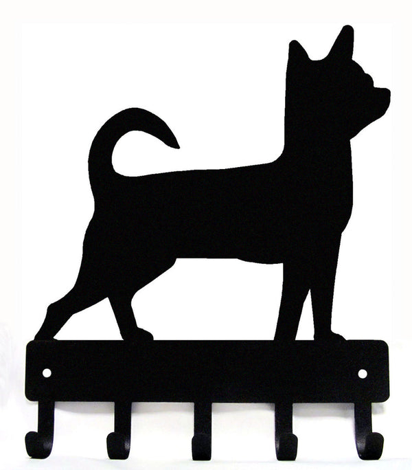 Chihuahua Dog Key Rack/ Leash Hanger - The Metal Peddler Key Rack breed, Chihuahua, Dog, key rack, leash Hanger