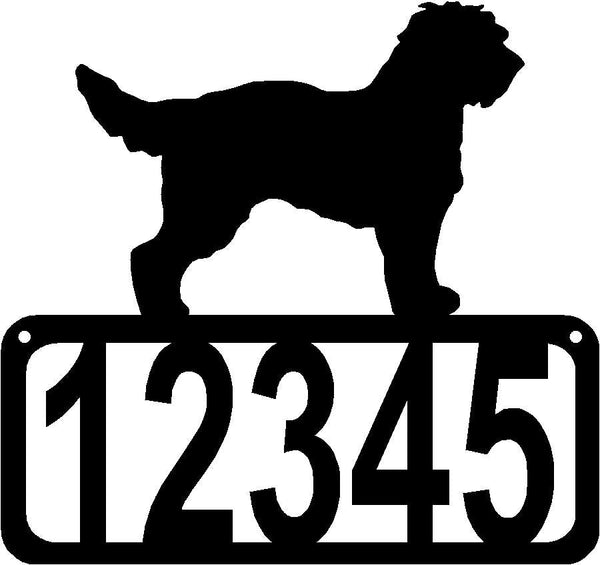Cockapoo Dog House Address Sign - The Metal Peddler Address Signs address sign, breed, Breed C, Cockapoo, Dog, House sign, Personalized Signs, personalizetext, porch