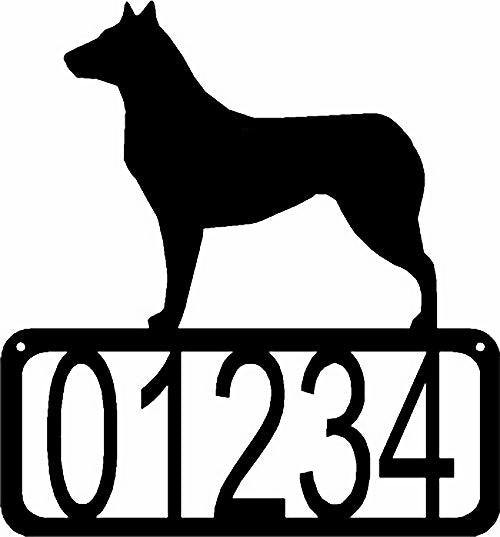Collie Smooth Coat Dog House Address Sign - The Metal Peddler Address Signs address sign, breed, Breed C, Collie Smooth Coat, Dog, House sign, Personalized Signs, personalizetext, porch