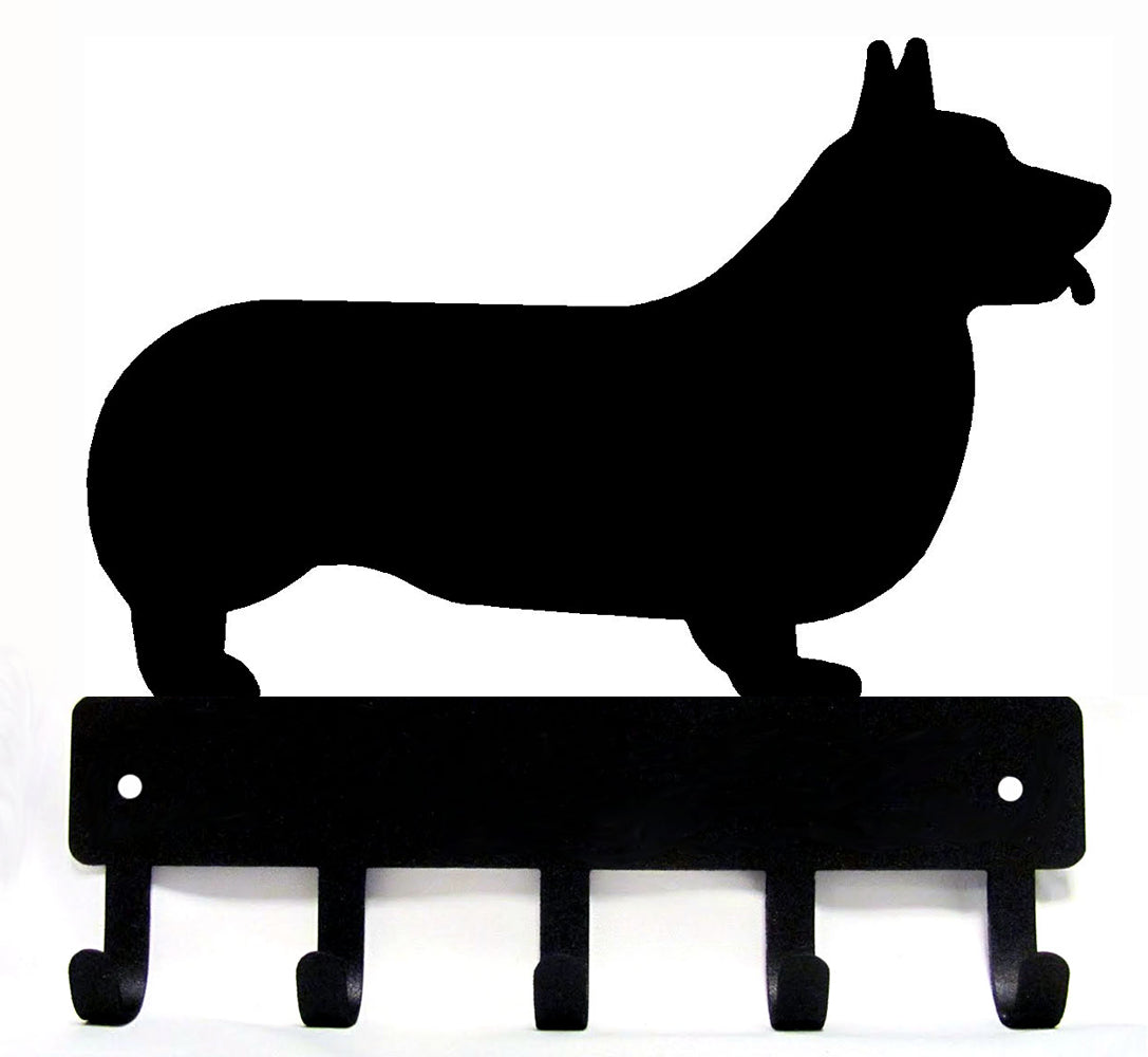 Corgi Dog Key Rack/ Leash Hanger - The Metal Peddler Key Rack breed, Breed C, Corgi, Dog, key rack, leash Hanger