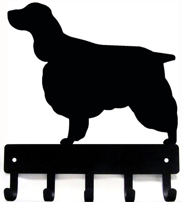 English Springer Spaniel Dog Key Rack/ Leash Hanger - The Metal Peddler Key Rack breed, Dog, English Springer Spaniel, key rack, leash Hanger