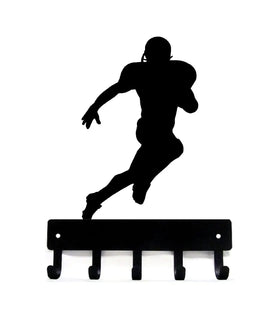 Football Receiver Key Rack - The Metal Peddler Key Rack Football, key rack, medal hanger, sport hooks, sports