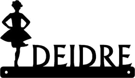Irish Dance Name Sign - Female #4 - The Metal Peddler  custom, dance, irish dance