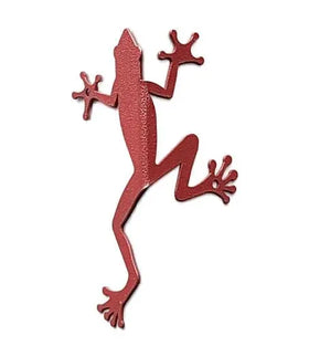 Porch Peeper - Frog Wall Art for indoors and outdoors - The Metal Peddler Whimsical frog, outdoor life, wall art, wall decor, whimsical