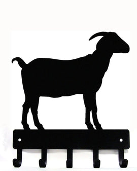 Horned Goat - Key Rack - The Metal Peddler Key Rack farm, Goat, key rack