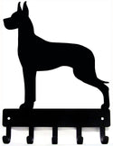 Great Dane Dog Crop Ear Key Rack/ Leash Hanger - The Metal Peddler Key Rack breed, Dog, Great Dane, key rack, leash Hanger