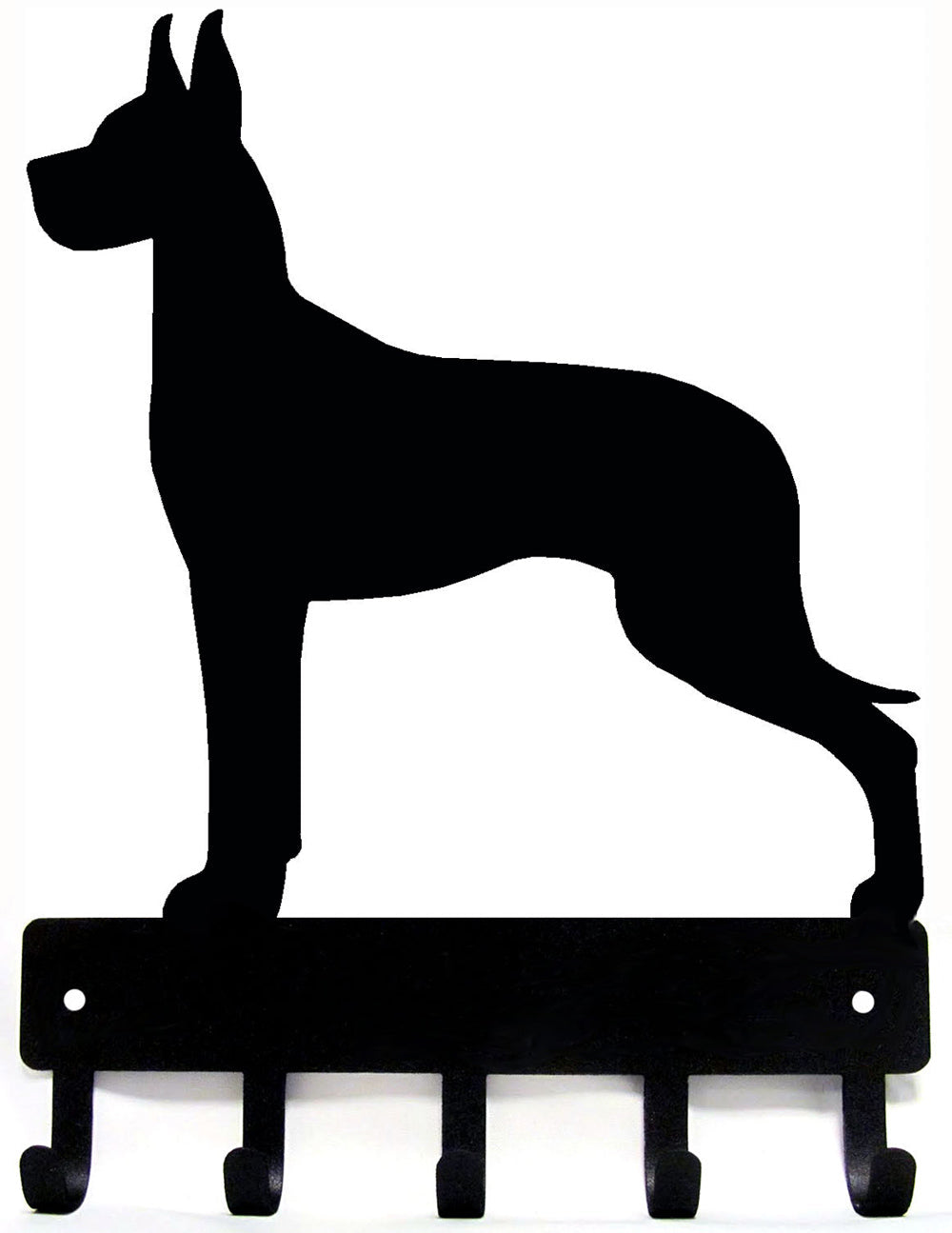 Great Dane Dog Key Rack/ Leash Hanger - The Metal Peddler Key Rack breed, Dog, Great Dane, key rack, leash Hanger