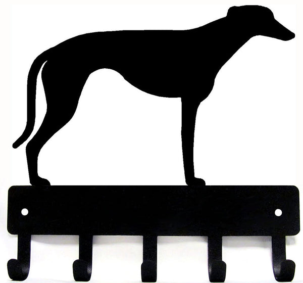 Greyhound Dog Key Rack/ Leash Hanger - The Metal Peddler Key Rack breed, Dog, Greyhound, key rack, leash Hanger