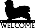 Havanese Dog Welcome Sign cut from metal - The Metal Peddler Welcome Signs breed, Dog, Havanese, porch, Welcome sign