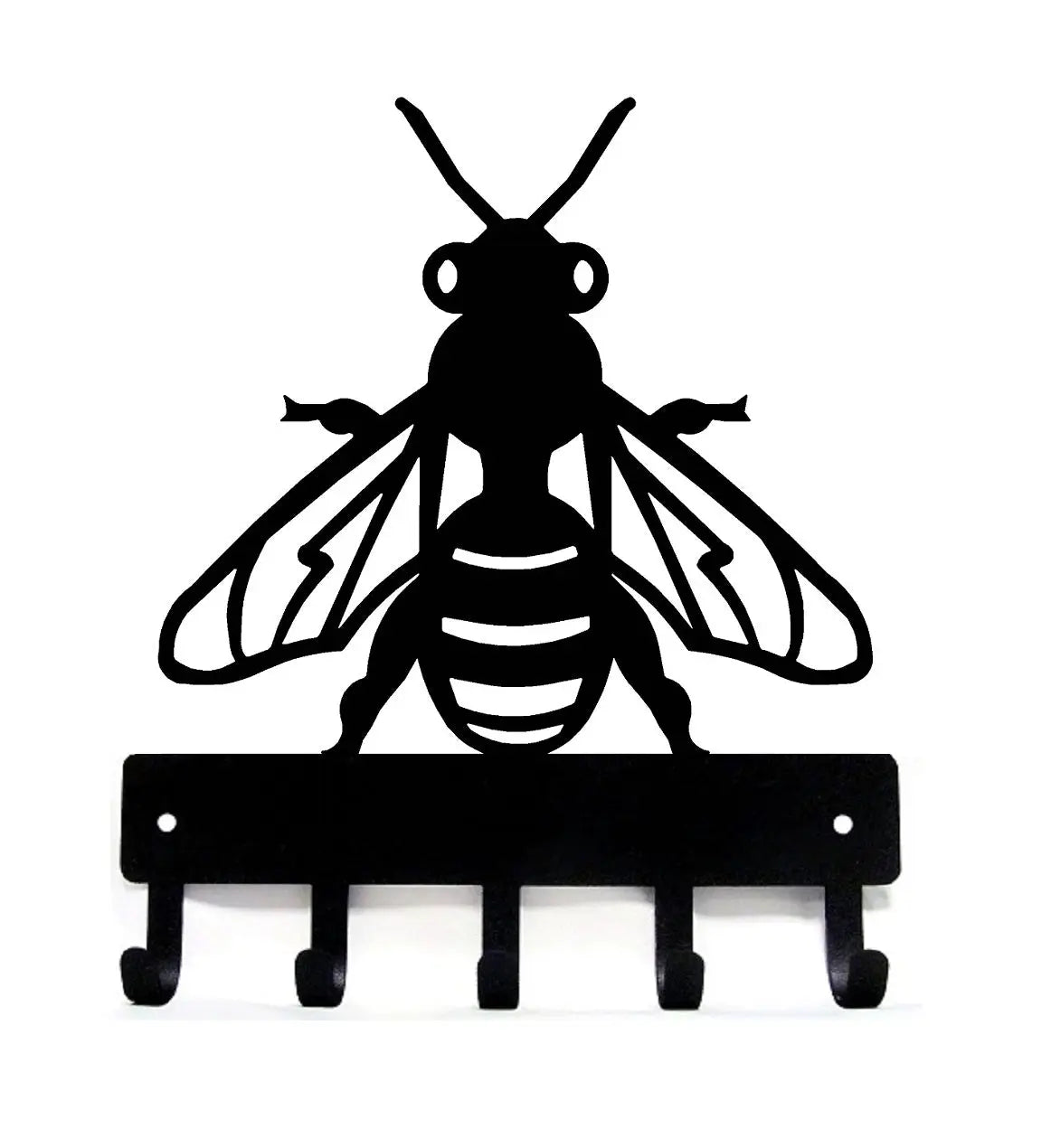 Metal Bee Key Rack Honey Bee Key Holder | The Metal Peddler