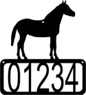 Horse 1 House Address Sign - The Metal Peddler Address Signs Address sign, Horse, House sign, Personalized Signs, personalizetext, porch
