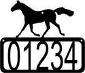 Horse 2 House Address Sign - The Metal Peddler Address Signs Address sign, Horse, House sign, Personalized Signs, personalizetext, porch