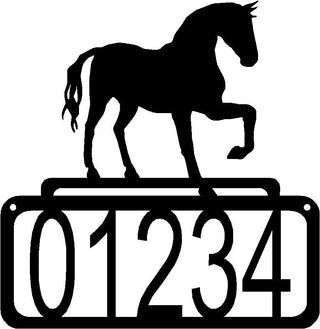 Horse 60A House Address Sign - The Metal Peddler Address Signs Address sign, Horse, House sign, Personalized Signs, personalizetext, porch