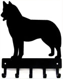 Husky Dog Key Rack/ Leash Hanger - The Metal Peddler Key Rack breed, Dog, Husky, key rack, leash Hanger, Siberian Husky