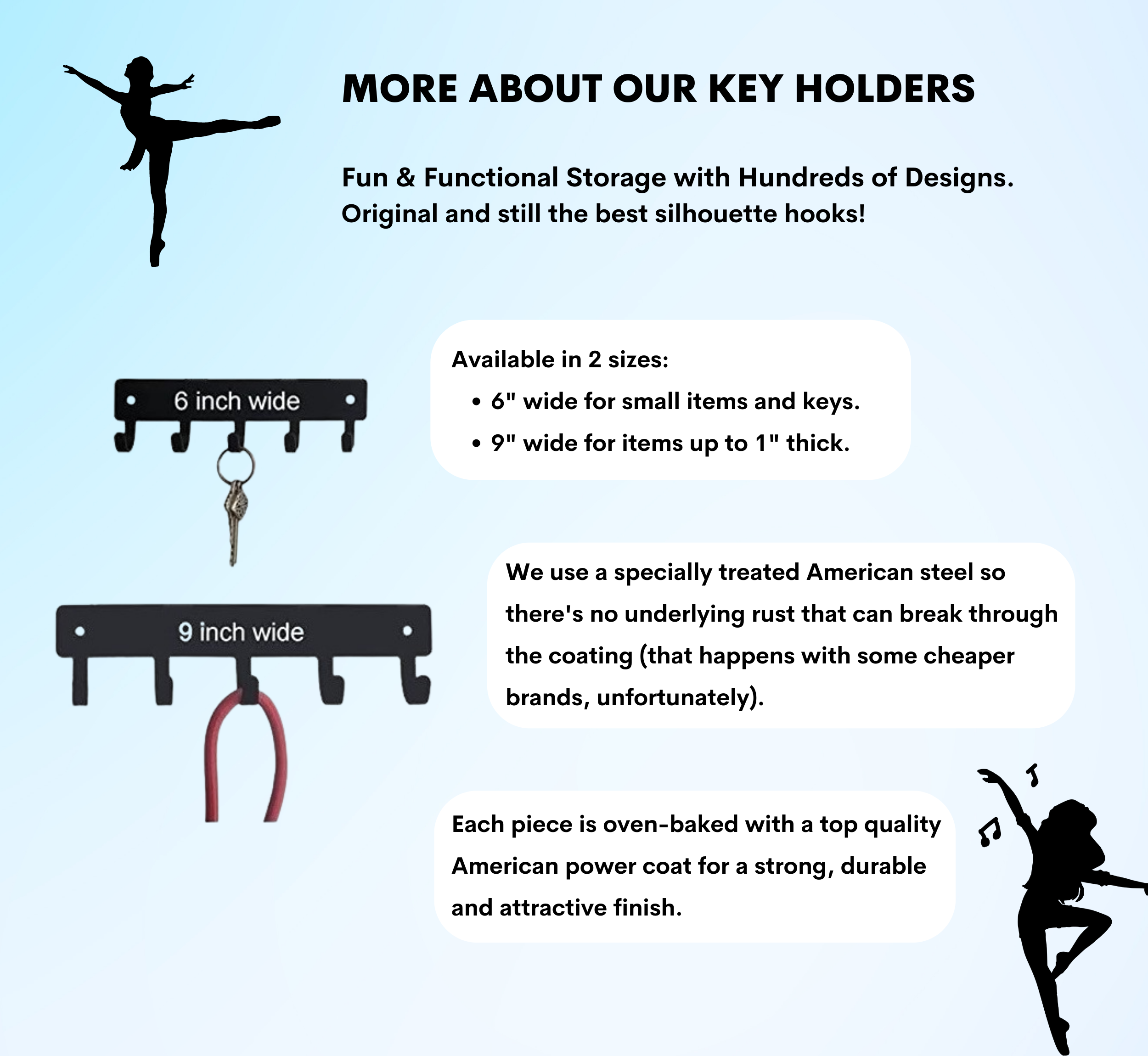 Hip Hop Dance - Key hanger/ Storage Hooks - The Metal Peddler Key Rack dad dance, dance, dance gifts, dance wall art, dancer, dancers, hip hop, medal hanger, sport hooks