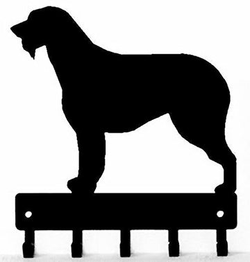Irish Wolfhound Dog Key Rack/ Leash Hanger - The Metal Peddler Key Rack breed, Dog, Irish Wolfhound, key rack, leash hanger