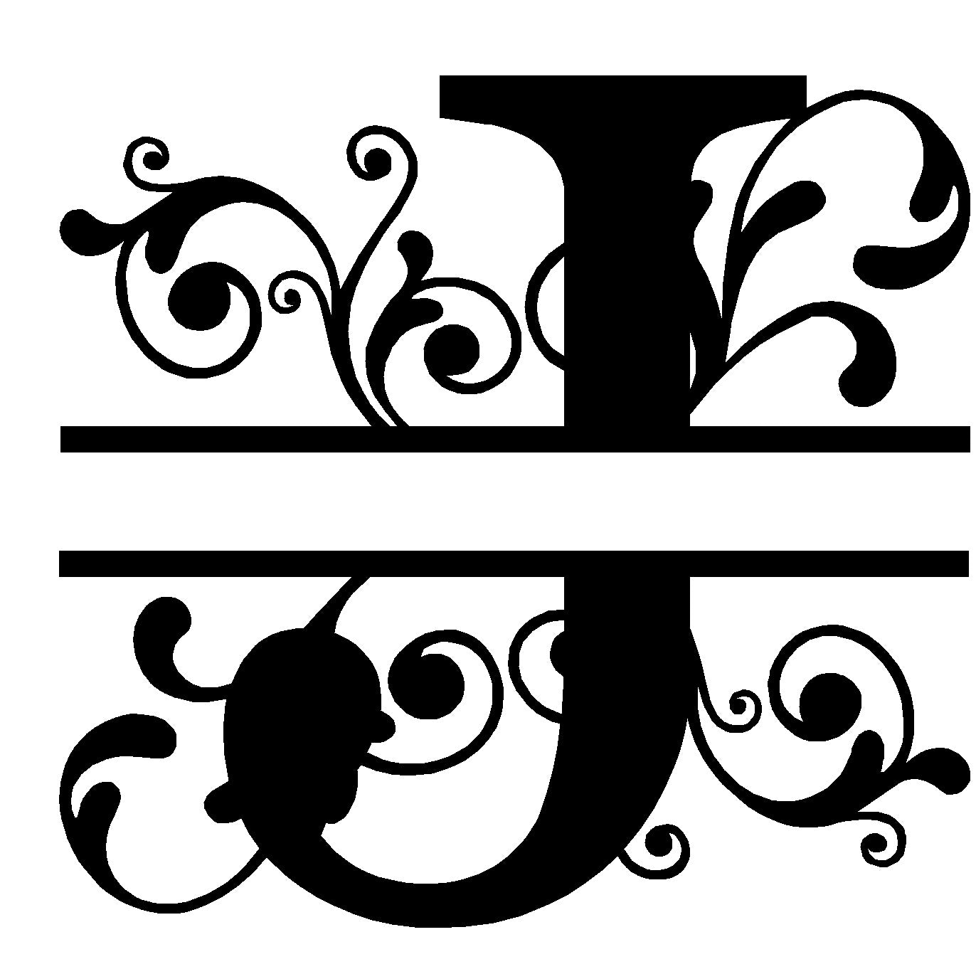 Monogram Letter J