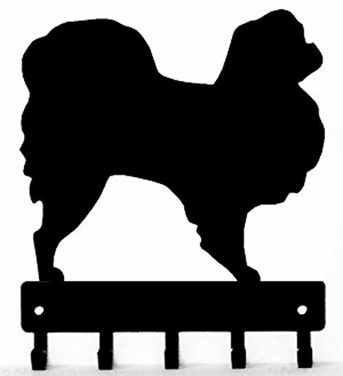 Japanese Chin Dog Key Rack/ Leash Hanger - The Metal Peddler Key Rack breed, Dog, Japanese Chin, key rack, leash hanger