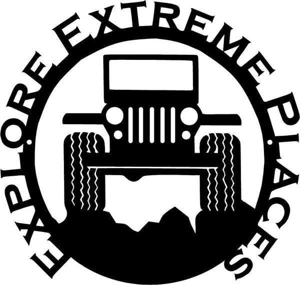 Explore Extreme Places - Off road wall art - The Metal Peddler  auto, automobile, transportation, vehicles, wall art