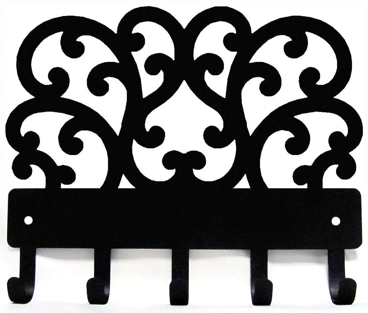 Ornate Key Racks Decorative Scroll K10 - Key Rack | The Metal Peddler