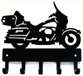 Motorcycle #03 Touring Style - Key Rack - The Metal Peddler Key Rack auto, automobile, key rack, motorcycles, transportation, vehicles