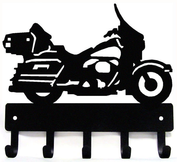Motorcycle #03 Touring Style  - Key Rack - The Metal Peddler Key Rack auto, automobile, key rack, motorcycles, transportation, vehicles