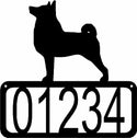Norwegian Buhund Dog House Address Sign - The Metal Peddler Address Signs address sign, breed, Dog, House sign, Norwegian Buhund, Personalized Signs, personalizetext, porch