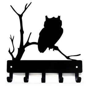 Owl Key Rack - The Metal Peddler Key Rack bird, key rack, not-Dog, wildlife