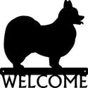 Papillon Dog Welcome Sign - The Metal Peddler Welcome Signs breed, Dog, Papillon, porch, welcome sign