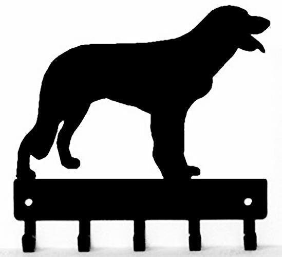 Longhaired Pointer Dog Key Rack/ Leash Hanger - The Metal Peddler Key Rack breed, Dog, key rack, leash hanger, Longhaired Pointer