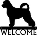 Portuguese Water Dog - Dog Welcome Sign - The Metal Peddler Welcome Signs Dog, porch, Portuguese Water Dog, welcome sign