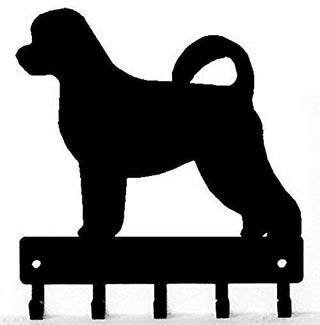 Portuguese Water Dog - Dog Key Rack/ Leash Hanger - The Metal Peddler Key Rack Dog, key rack, leash hanger, Portuguese Water Dog