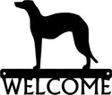 Scottish Deerhound Dog Welcome Sign - The Metal Peddler Welcome Signs breed, Dog, porch, Scottish Deerhound, welcome sign
