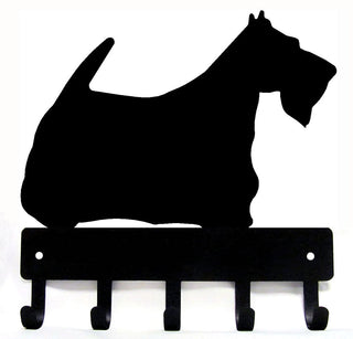 Scottish Terrier Dog Key Rack/ Leash Hanger - The Metal Peddler Key Rack breed, Dog, key rack, leash hanger, Scottish Terrier
