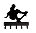 Skater F Key Rack - The Metal Peddler Key Rack key rack, skater, sport, sport hooks, sports