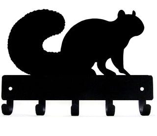 Squirrel Key Holder - The Metal Peddler Key Rack key rack, Squirrel, wildlife