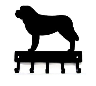 Saint Bernard Dog Key Rack/ Leash Hanger - The Metal Peddler Key Rack breed, Breed S, Dog, key rack, leash hanger, Saint Bernard, St Bernard
