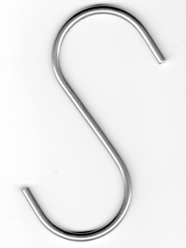 Stainless steel S Shaped Pot Rack Hooks (set of 4) - The Metal Peddler Pot Rack Hooks hooks, pot hooks, Stainless steel, storage hooks