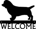 Sussex Spaniel Dog Welcome Sign - The Metal Peddler  breed, Dog, porch, Sussex Spaniel, welcome sign